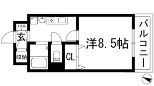 ツインステージ南花屋敷の物件間取画像